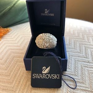 Swarovski Chic Multi-Sparkling Crystal Ring NIB